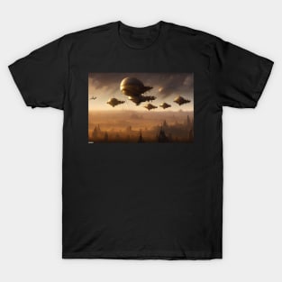 Steampunk Airships T-Shirt